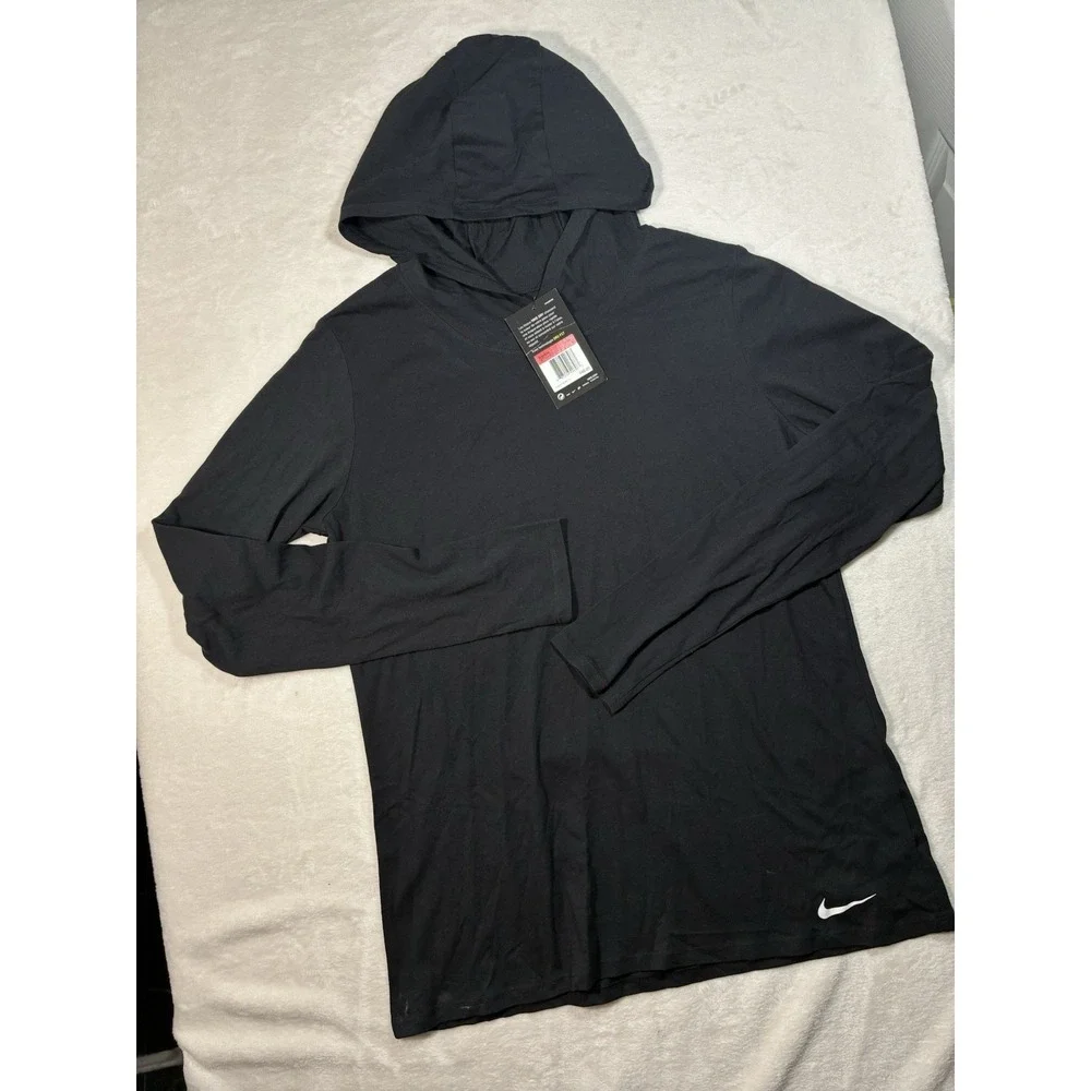 Nike Yoga Dri-FIT Women's Loose Fit Hoodie Black Size Large 902121-010